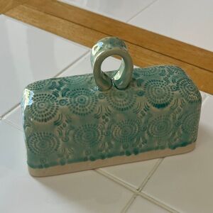 Anthropologie old Havana butter dish lid only